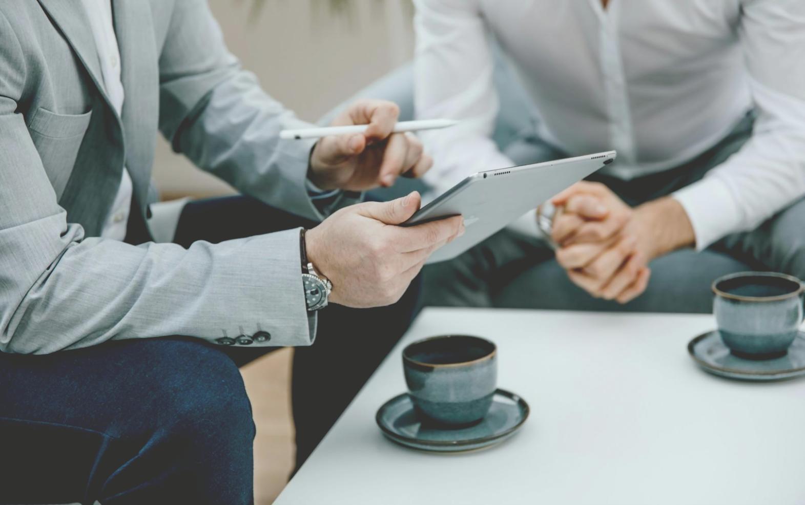 Séance de coaching professionnel avec outils de mesure